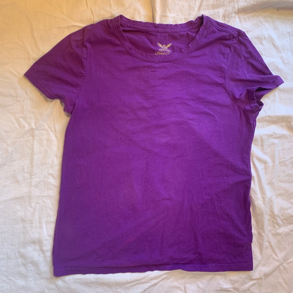 Faded Glory Purple Tee